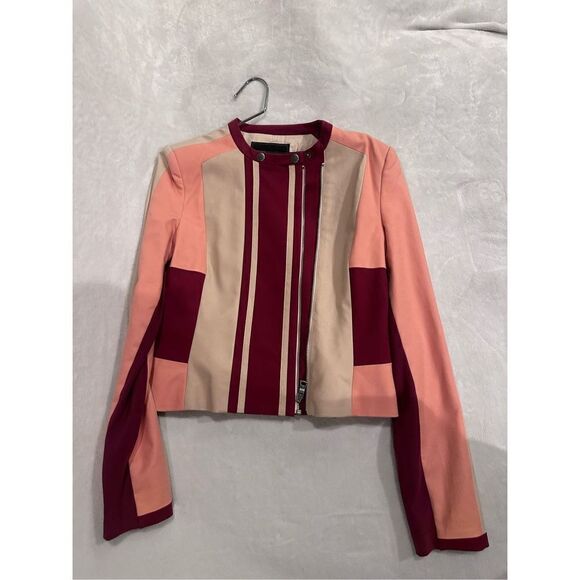 Pink and Red women’s jacket BCBG MAXAZRIA SIZE small - Picture 1 of 4